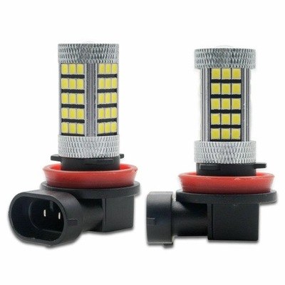 2X H11 DIODO LUMINOSO LED ATRAKCJA LUZ FAROS ANTINIEBLA 360°  