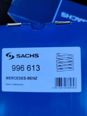 SACHS 996 613 RESORTE SUSPENSIONES MERCEDES C W203  