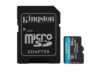 Karta pamięci KINGSTON Canvas Plus microSDXC 64GB