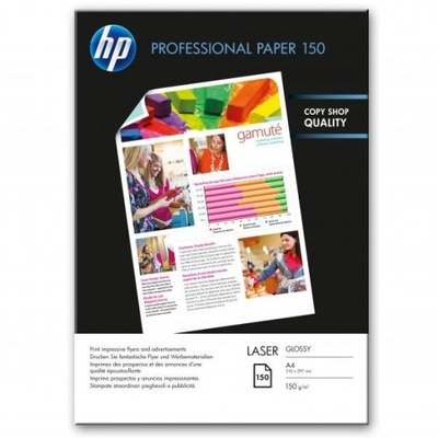 HP Professional Glossy Las foto papier połysk biały A4 150 g/m2 150 szt. CG