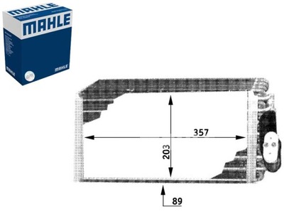 VAPORIZADOR DE ACONDICIONADOR MERCEDES S C140 S W140 M104.944-OM606.961 MAHLE  