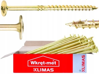 WKRĘTY CIESIELSKIE 8x240 TORX ŁEB TALERZOWY 25szt.