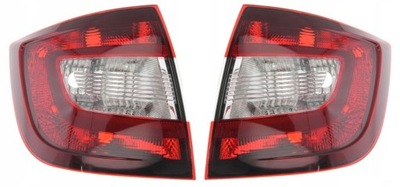 Skoda rapid liftback лампы задние комплект tyc фото №1