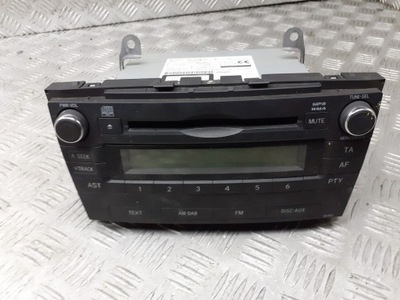 Радио заводской toyota avensis t27 86120-05151 фото №1