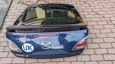 Кришка багажника задня задня mazda 6 gh hb спойлер фото №1