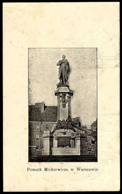 Pomnik Mickiewicza w Warszawie
