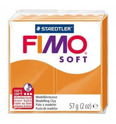 Modelina FIMO Soft 57g, 41 słoneczny pomarańcz