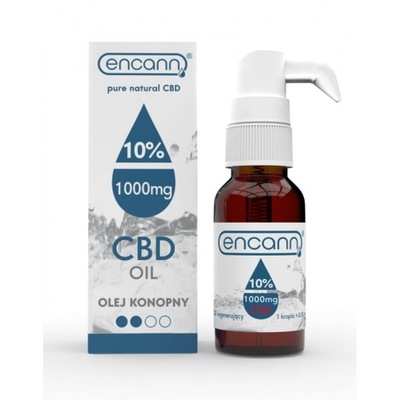 Olejek konopny 10% CBD 1000mg 10ml - Encann