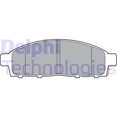 DELPHI LP3313 SET PADS HAMULCOWYCH, BRAKES  