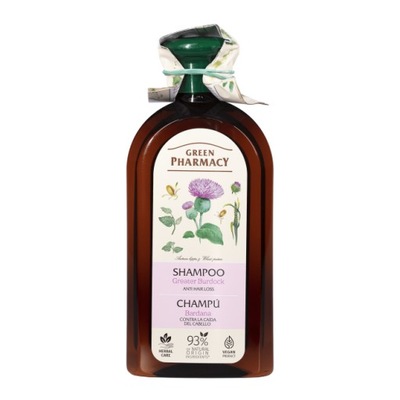 Green Pharmacy szampon do włosów ŁOPIAN 350ml