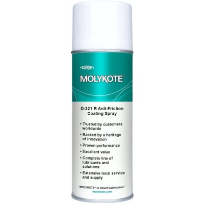 Molykote D321R 400ml suchy smar w sprayu wysokotemperaturowy do konserwacji