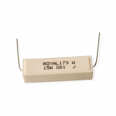 AX15W-0R1 REZYSTOR CEMENTOWY 0,1Ohm 15W 5% E6049