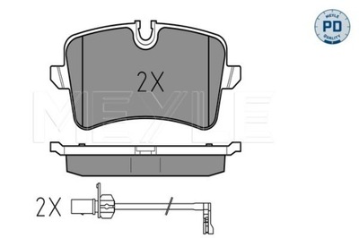 ZAPATAS DE FRENADO VW T. A4/A5/Q5 07- 2,0-4,0/Q  