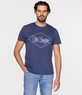 LEE COOPER T-shirt męski HERO1 2401 BLUE IND L