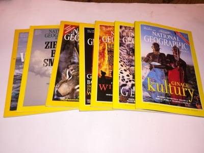 7 x NATIONAL GEOGRAPHIC Polska 1999-2021