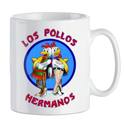 KUBEK z nadrukiem LOS POLLOS HERMANOS Breaking Bad