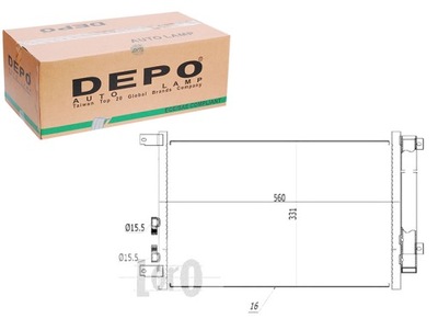 DEPO CONDENSADOR DE ACONDICIONADOR ALFA ROMEO DEPO  