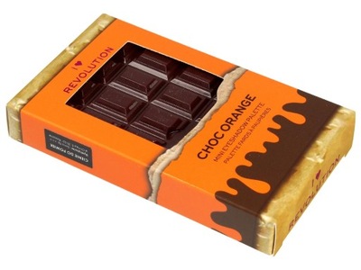I HEART REVOLUTION Chocolate Mini Choc Orange Paletka 8 cieni do powiek2.7g