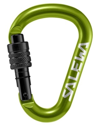 Karabinek Salewa HMS Screw G2 Small fluo green