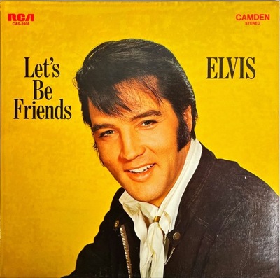 Elvis Presley Let's Be Friends LP CAS2408 EX