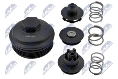 Кришка корпус фільтра оливи nty ccl-vw-039 фото №1