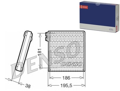 DENSO ÉVAPORATEUR DU CLIMATISEUR DEN, DEV09103 - milautoparts-fr.ukrlive.com