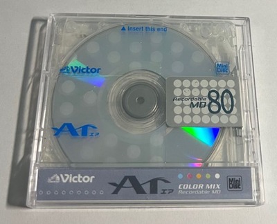 MiniDisc MD JVC Victor COLOR MIX 80min Japan 1szt