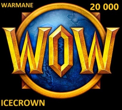 WOW WARMANE ICECROWN GOLD 20K 20000 GOLDA A/H