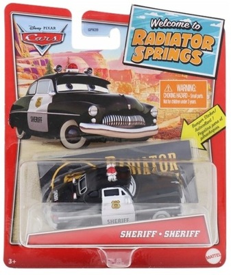 SZERYF Policjant Sheriff Radiator Auta Cars 1:55