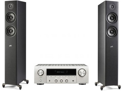 DENON DRA-800H + POLK AUDIO R500 ABSOLUTNE PREMIUM