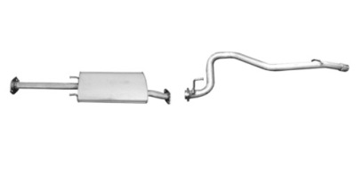 Suzuki grand vitara xl 2.0d гаситель средний + труба фото №1