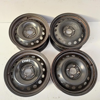 LLANTAS 4X100 15 RENAULT CLIO MODUS 4 PIEZAS (E9969)  