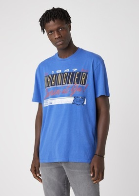 Wrangler Short Sleeve Car Tee - Wrangler Blue