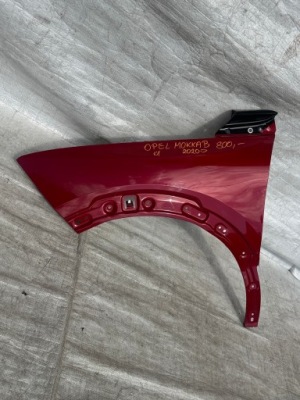 Крыло левый перед передний чёрный кронштейн идеальное состояние ktv opel mokka b 2 ii фото №1