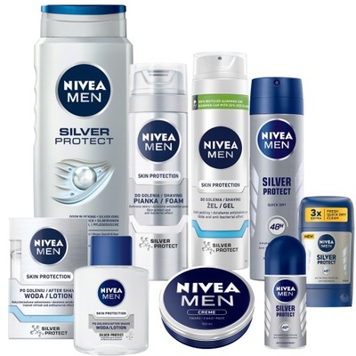NIVEA MEN Zestaw kosmetyków z serii Silver Protect
