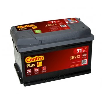 CEN CB712 AKUMULIATORIUS CENTRA 71AH/670A 12V +P PLUS 