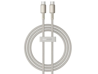 Kabel USB-C - USB-C BASEUS Tungsten Gold 100W 1 m Złoty