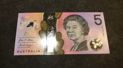 5 dolarów Australia, UNC