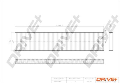 DRIVE+ FILTRO CABINAS SEAT ALHAMBRA 96-10 STANDA RD  