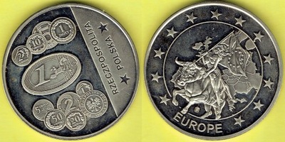 POLSKA Medal Europa - monety Polski