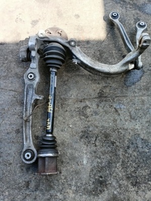 Поворотный кулак с ступица приводной вал лапа audi a6 c6 3.0 tdi фото №1