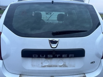 TAPA DE MALETERO PARTE TRASERA DACIA DUSTER I RESTYLING BLANCA COMPUESTA  