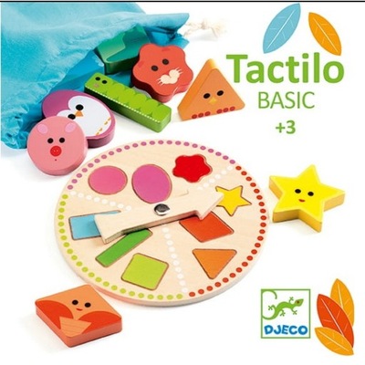 Djeco: Drewniana gra lotto TACTILO BASIC 3+ 6214