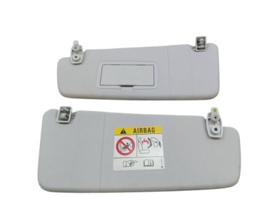 Козирки сонцезахисні правий ліве накладка комплект  opel corsa v 2014- e фото №1