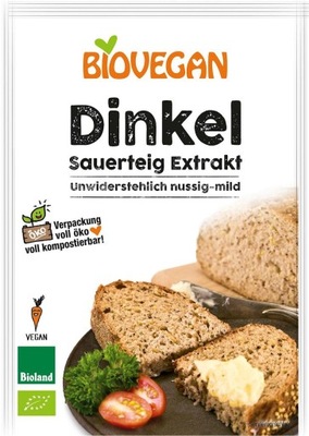 Zakwas orkiszowy chlebowy w proszku suszony Bio BioVegan do chleba na chleb