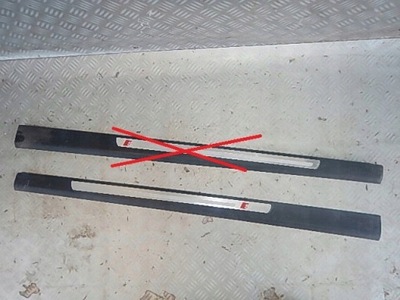 Audi a6 c6 s-line левая молдинг na порог перед фото №1