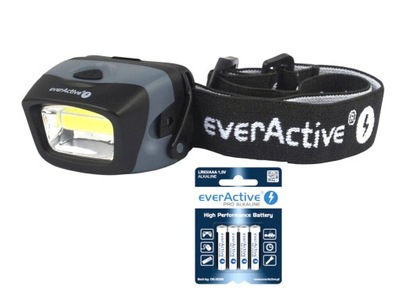 LINTERNA PARTE DELANTERA EVERACTIVE HL-150 +ACUMULADORES 4 PIEZAS  