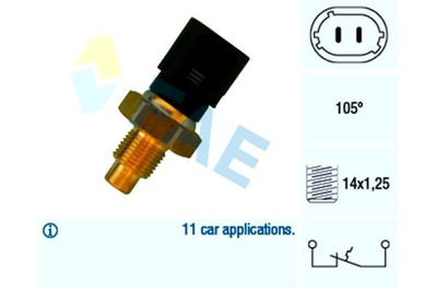 FAE ДАТЧИК ТЕМПЕРАТУРЫ ЖИДКОСТИ ОХЛАЖДАЮЩЕЙ OPEL MOVANO A RENAULT
