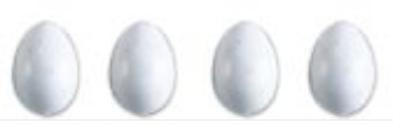 Jajka podkładowe białe