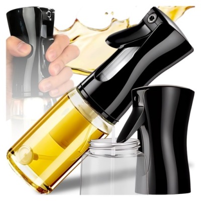 SZKLANY SPRYSKIWACZ DO OLIWY I OLEJU 200ML BUTELKA DOZOWNIK SPRAY